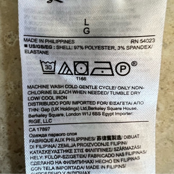 Banana Republic Geometric Off The Shoulder Blouse Sz L - Picture 8 of 14